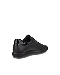 Women's ECCO® Soft 7 Leather Side-Zip Sneaker