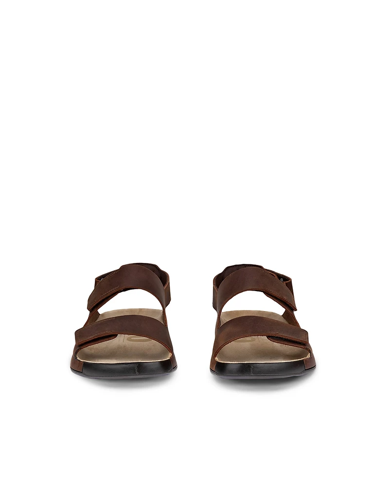 Men's ECCO® Cozmo Nubuck Two-Strap Sandal