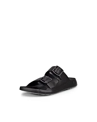 Men's ECCO® Cozmo Leather Two Strap Sandal