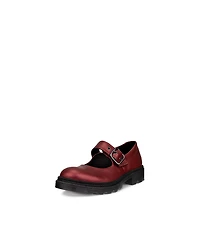 Kids' ECCO® Grainer Leather Mary Jane Shoe