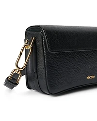 ECCO® Pinch Pebbled Leather Medium Crossbody Bag