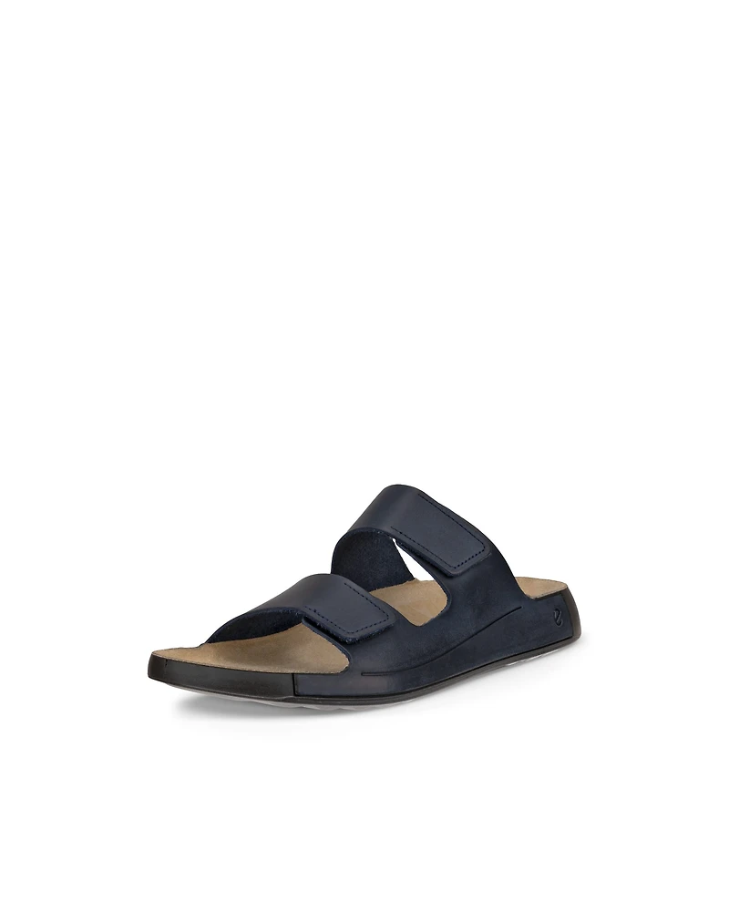Men's ECCO® Cozmo Nubuck Two Strap Sandal