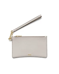 ECCO® Wristlet Pebbled Leather Clutch Bag