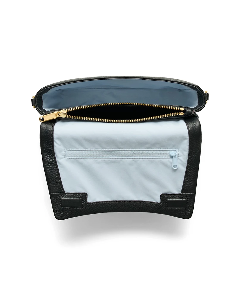 ECCO® Pinch Soft Pebbled Leather Medium Crossbody Bag