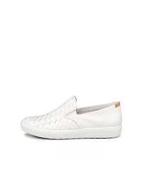 Women's ECCO® Soft 7 Woven Leather Slip-On