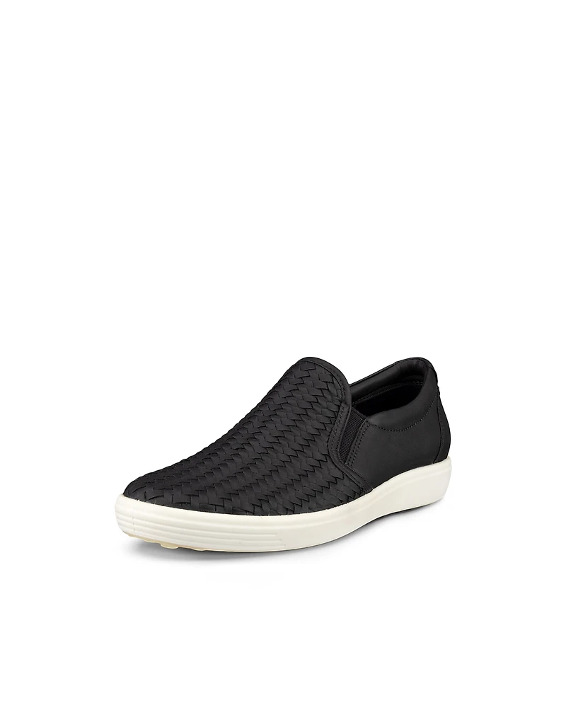 Women's ECCO® Soft 7 Leather Slip-On Sneaker