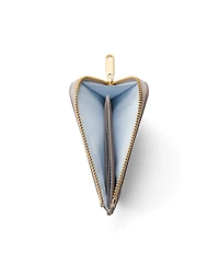 ECCO® Pebbled Leather Zipped Card Case