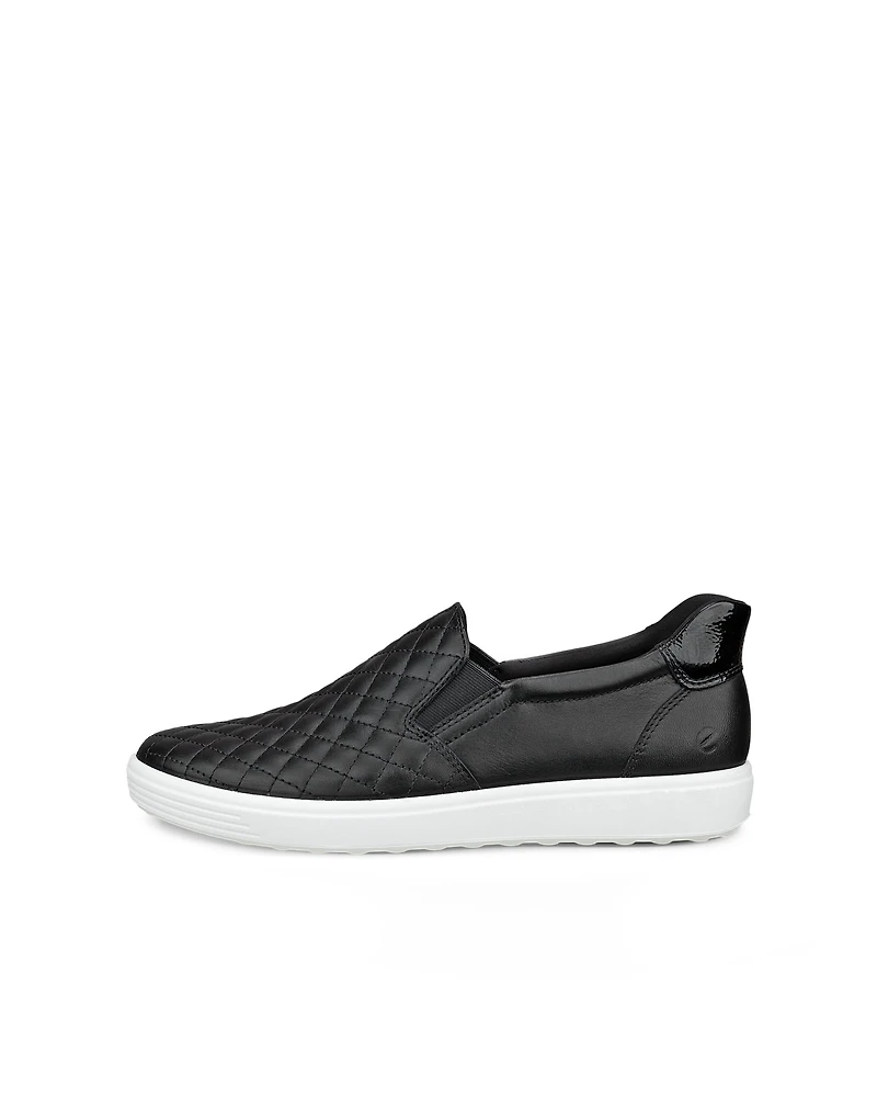 Women's ECCO® Soft 7 Leather Slip-On Shoe