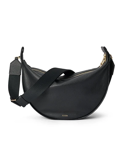 ECCO® Fortune Soft Pebbled Leather Medium Shoulder Bag