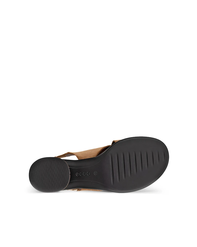 Women's ECCO® Metropole Seoul Suede Heeled Slingback Sandal
