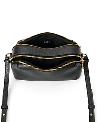 ECCO® Camera Leather Curve Crossbody Bag