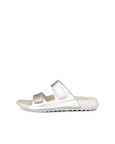 Women's ECCO® Cozmo Leather Two Strap Sandal