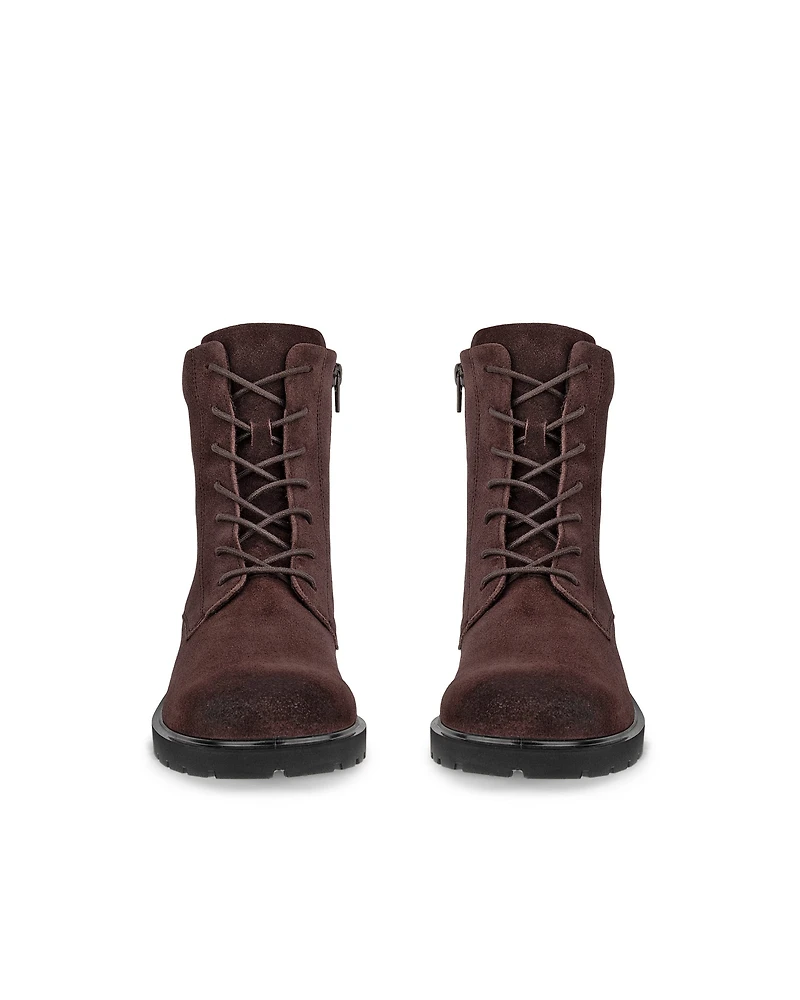 Women's ECCO® METROPOLE VIENNA Suede Lace-Up Boot