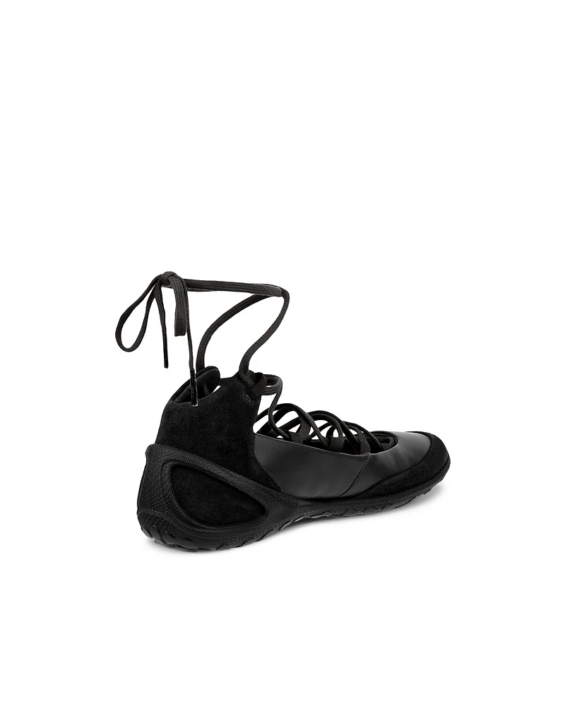 Women's ECCO® Biom Lite Leather Lace-Up Sneaker