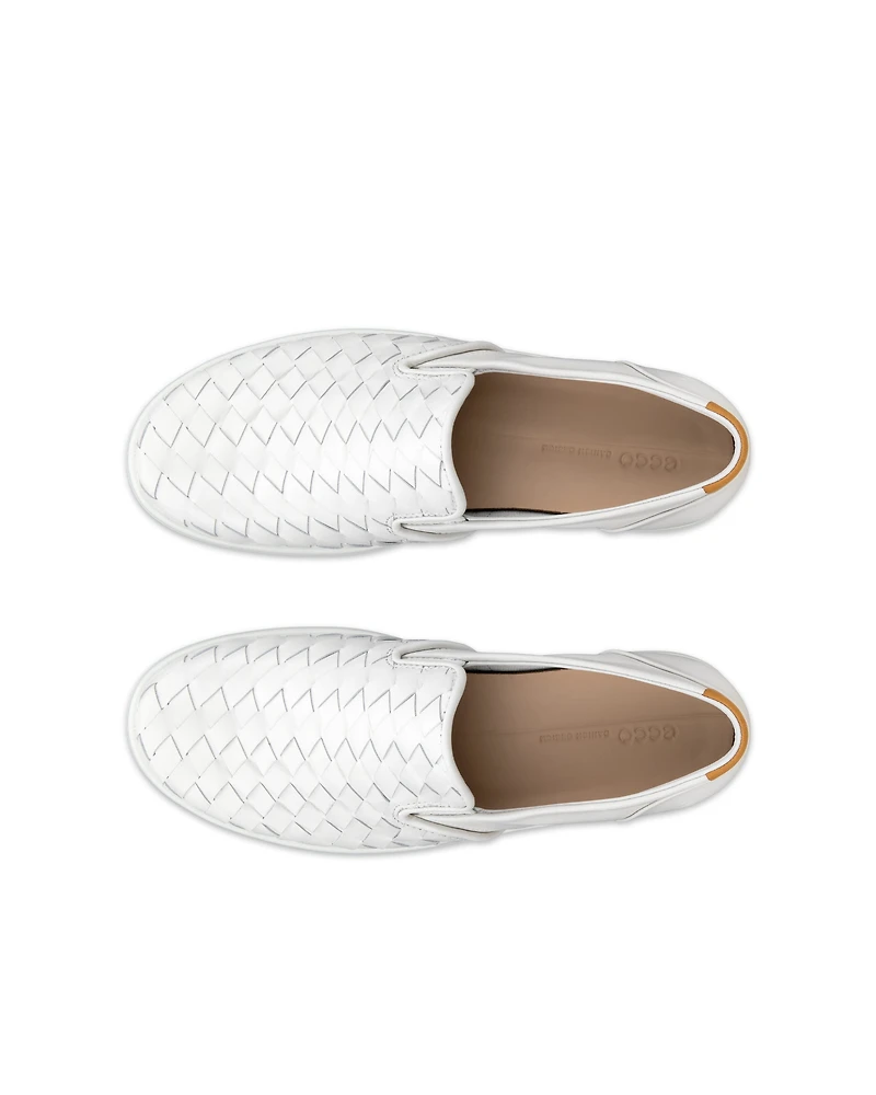 Women's ECCO® Soft 7 Woven Leather Slip-On
