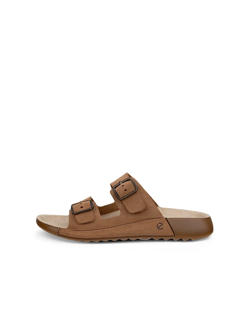 Women's ECCO® Cozmo Suede Two Strap Sandal