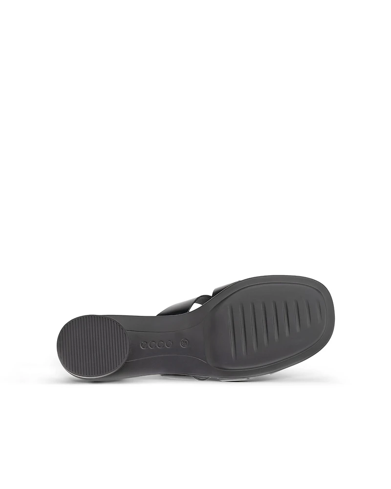 Women's ECCO® Sculpted Alba 25 Patent Leather Cross-Strap Slide