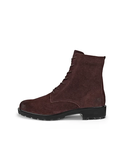 Women's ECCO® METROPOLE VIENNA Suede Lace-Up Boot