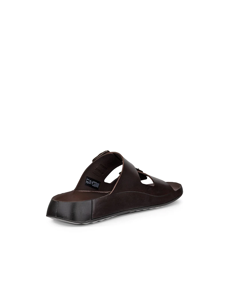 Men's ECCO® Cozmo Leather Two Strap Sandal