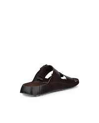 Men's ECCO® Cozmo Leather Two Strap Sandal