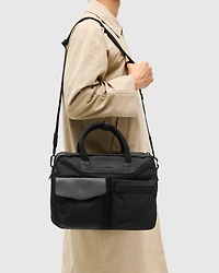 ECCO® Voyager Textile & Leather Bag