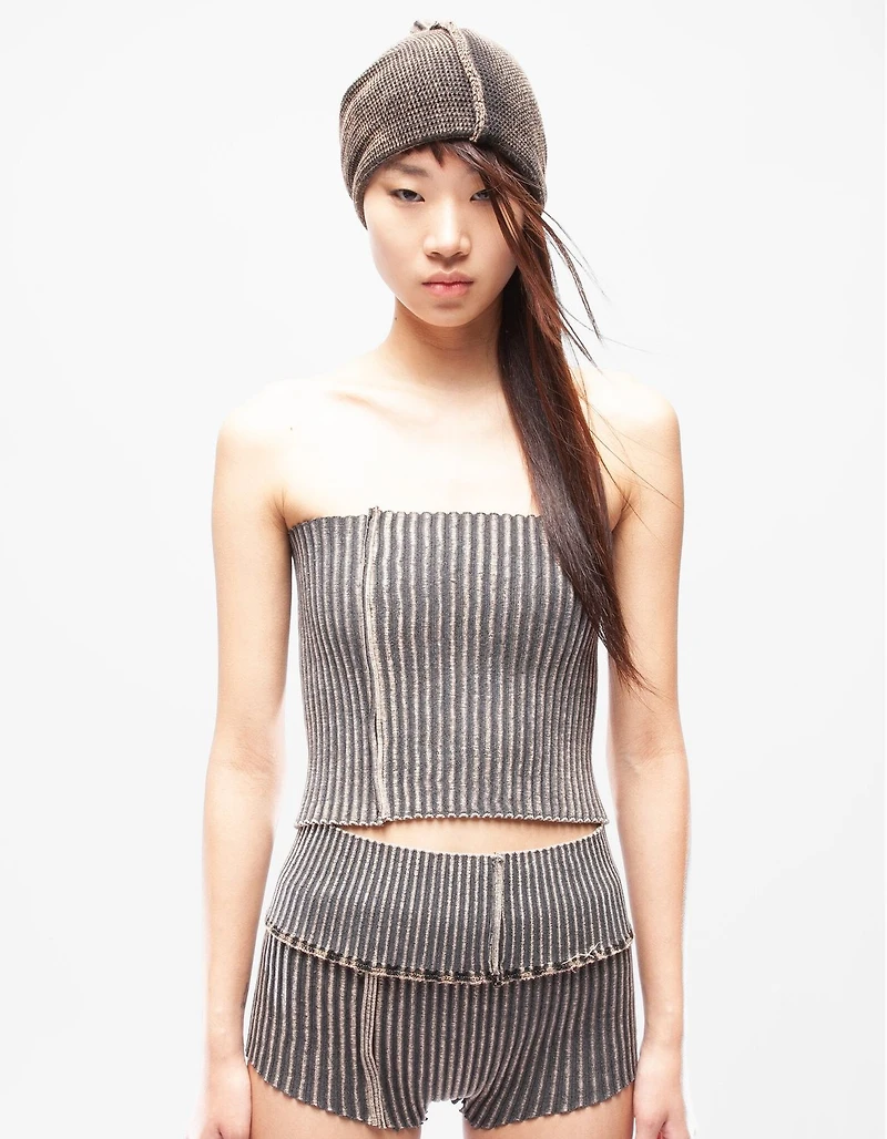 DEMOBAZA UNISEX BEANIE HAT TIME WORN F23