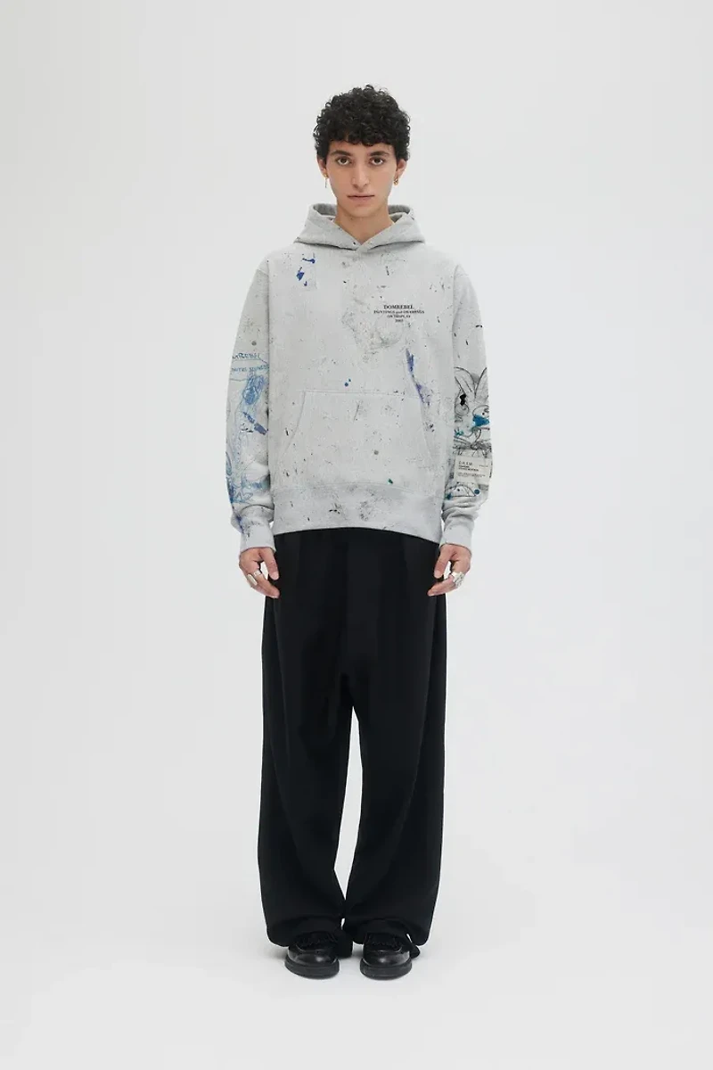 DOMREBEL UNISEX HOODIE S24 BUSTED
