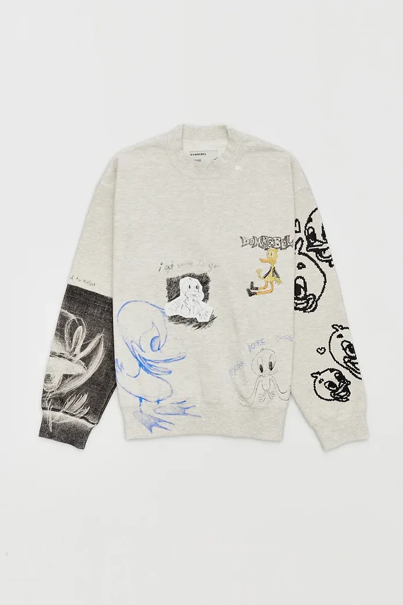 DOMREBEL UNISEX SWEATSHIRT S25 BEAKER SWEAT