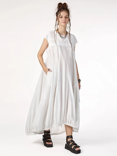 STUDIO B3 W DRESS S25 WENDA WHITE