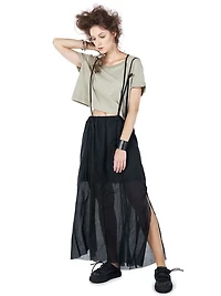STUDIO B3 WOMEN MAXI SKIRT S24 SHEA