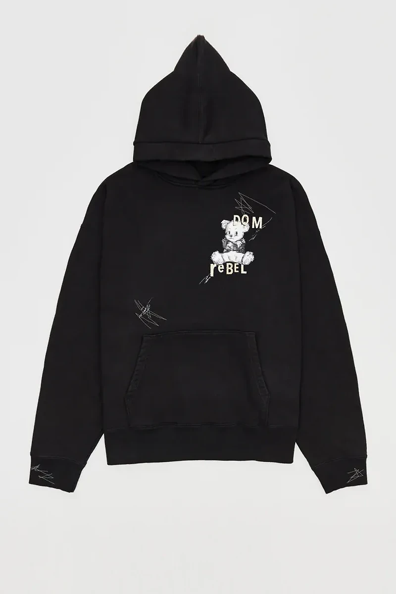 DOMREBEL UNISEX HOODIE S25 GLOOMY SWEAT
