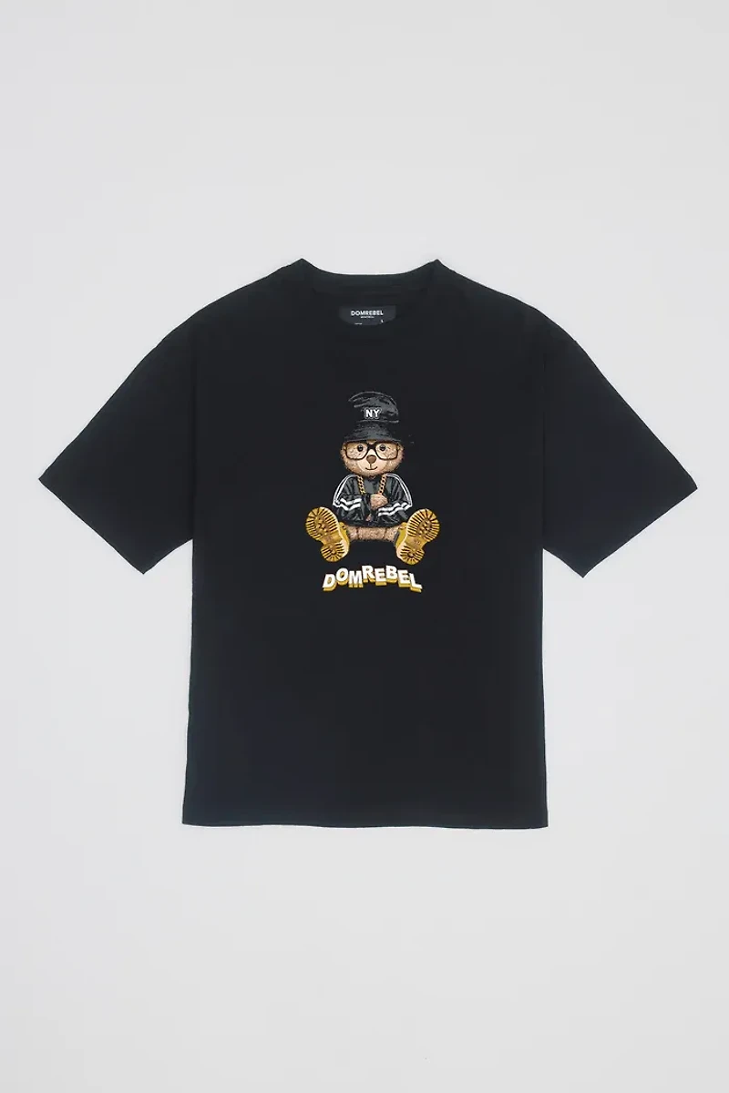 DOMREBEL UNISEX TEE SHIRT S25 NY BEAR T