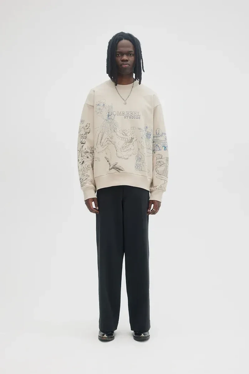 DOMREBEL SWEATSHIRT F24/2 GIGGLES