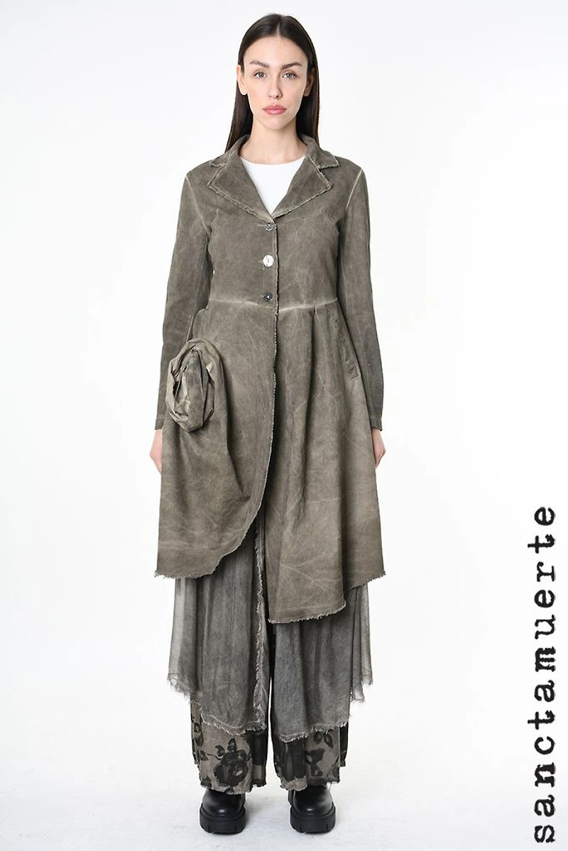 SANCTAMUERTE WOMEN COAT F24 SM476