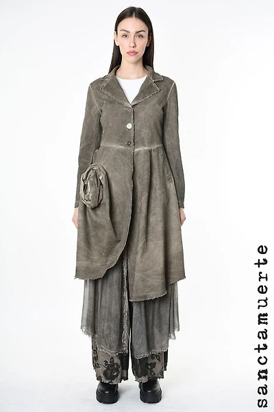 SANCTAMUERTE WOMEN COAT F24 SM476