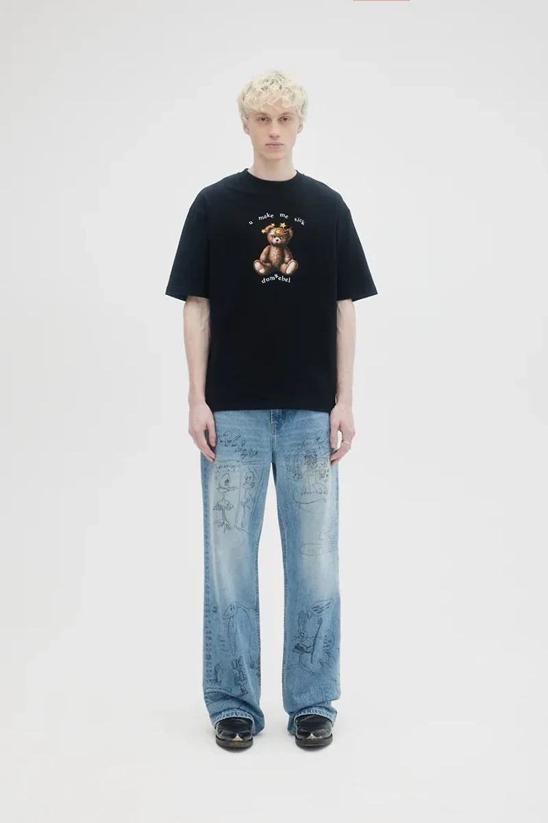 DOMREBEL TEE SHIRT F24/2 STARS