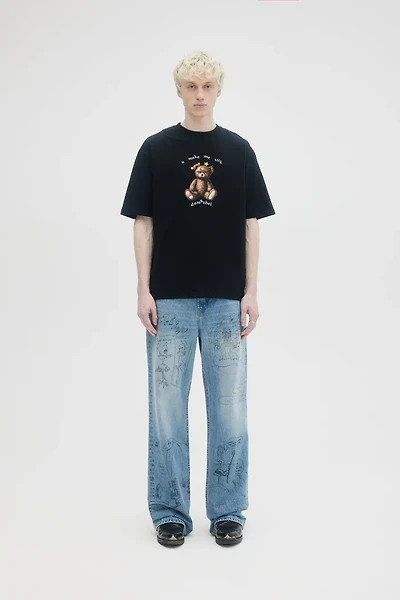 DOMREBEL TEE SHIRT F24/2 STARS