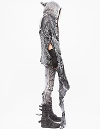 DEMOBAZA UNISEX SHAWL HOOD LIFE CODE F23