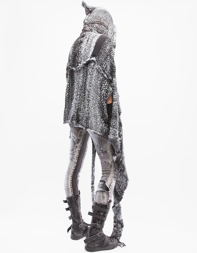 DEMOBAZA UNISEX SHAWL HOOD LIFE CODE F23
