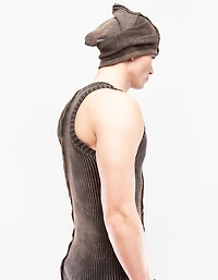 DEMOBAZA UNISEX BEANIE HAT TIME WORN F23