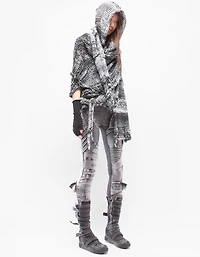 DEMOBAZA UNISEX SHAWL HOOD LIFE CODE F23