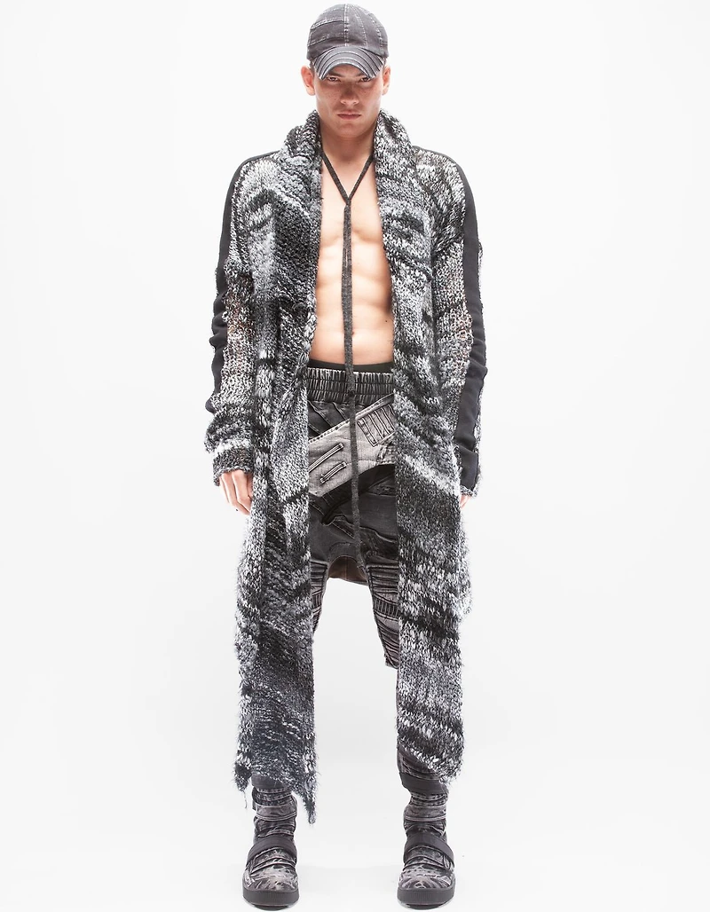 DEMOBAZA MEN CARDIGAN LIFE CODE F23