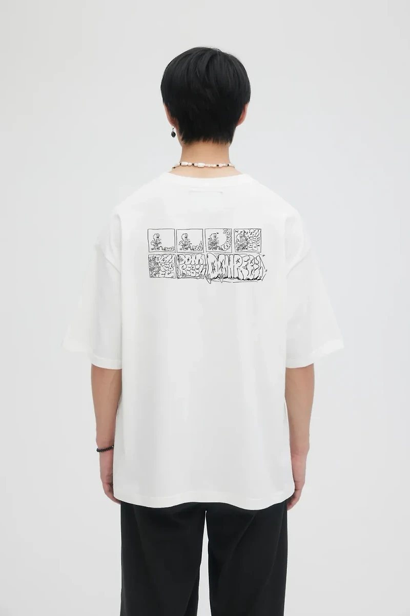 DOMREBEL UNISEX TEE SHIRT S24 HUGE