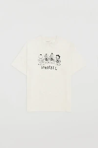 DOMREBEL TEE SHIRT F24/2 SCHOOLYARD