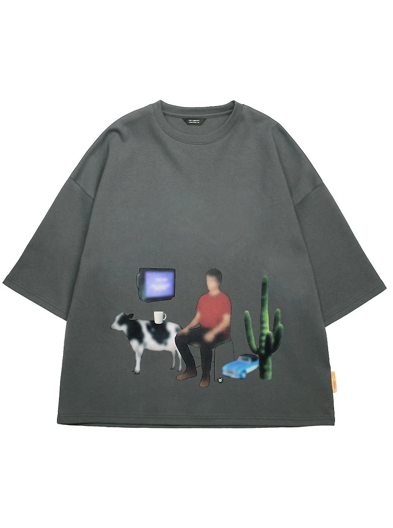 TEE LIBRARY UNISEX SHIRT F24 53OT