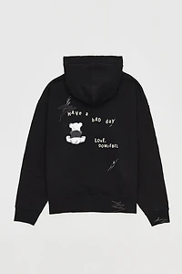 DOMREBEL UNISEX HOODIE S25 GLOOMY SWEAT