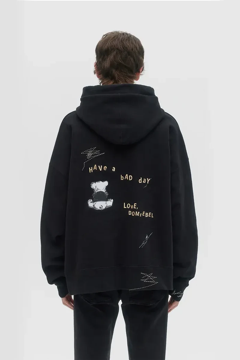 DOMREBEL UNISEX HOODIE S25 GLOOMY SWEAT