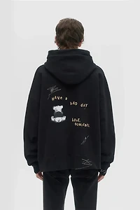 DOMREBEL UNISEX HOODIE S25 GLOOMY SWEAT