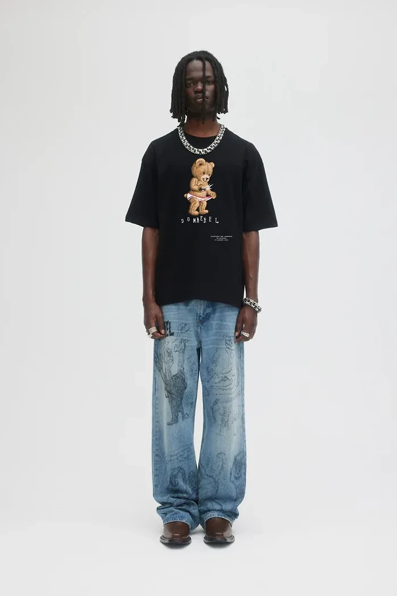 DOMREBEL UNISEX TEE SHIRT S25 SNAPSHOT T