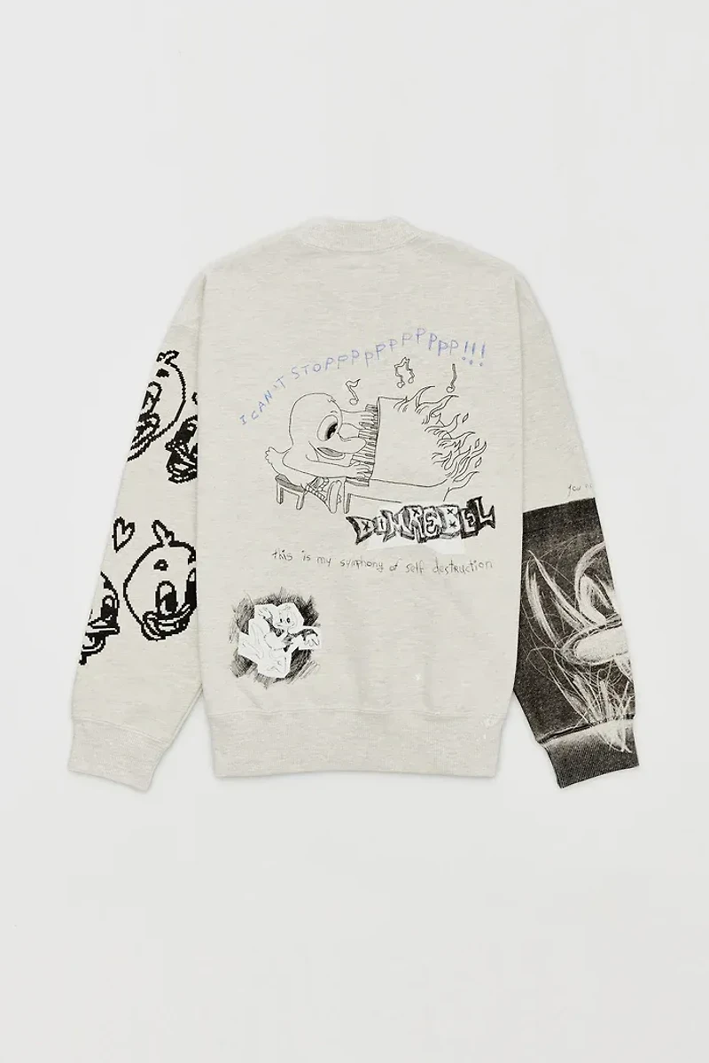 DOMREBEL UNISEX SWEATSHIRT S25 BEAKER SWEAT